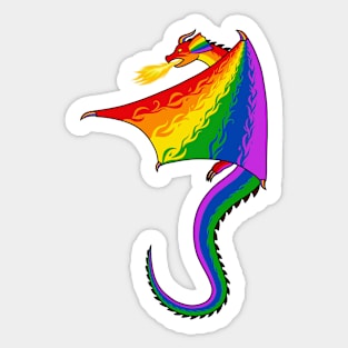 Fly With Pride, Dragon Series - LGBTQ Sticker